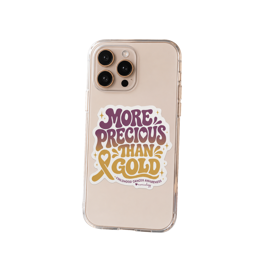 More Precious than Gold Sticker - Small (2 inch x 2 inch)
