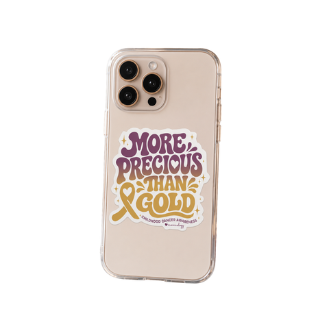 More Precious than Gold Sticker - Small (2 inch x 2 inch)