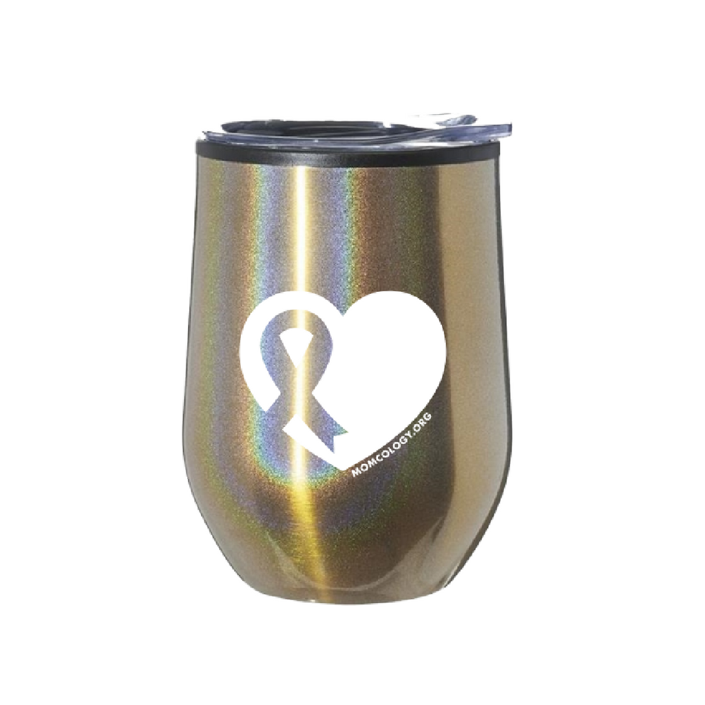 ON SALE - Logo Gold Wine Tumbler