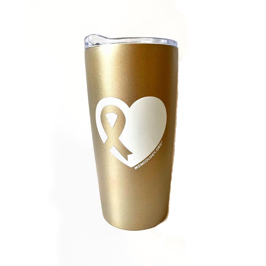 ON SALE - Logo Gold Tumbler