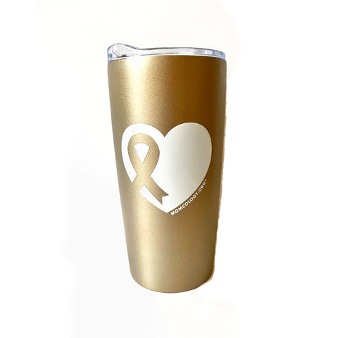 ON SALE - Logo Gold Tumbler